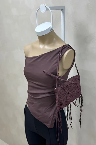 Top Asimetrico Bengalina - Vista 1