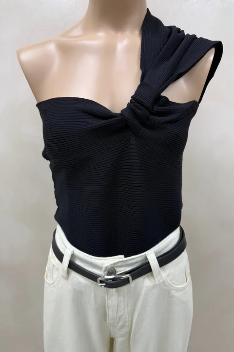 Top Tejido One Shoulder