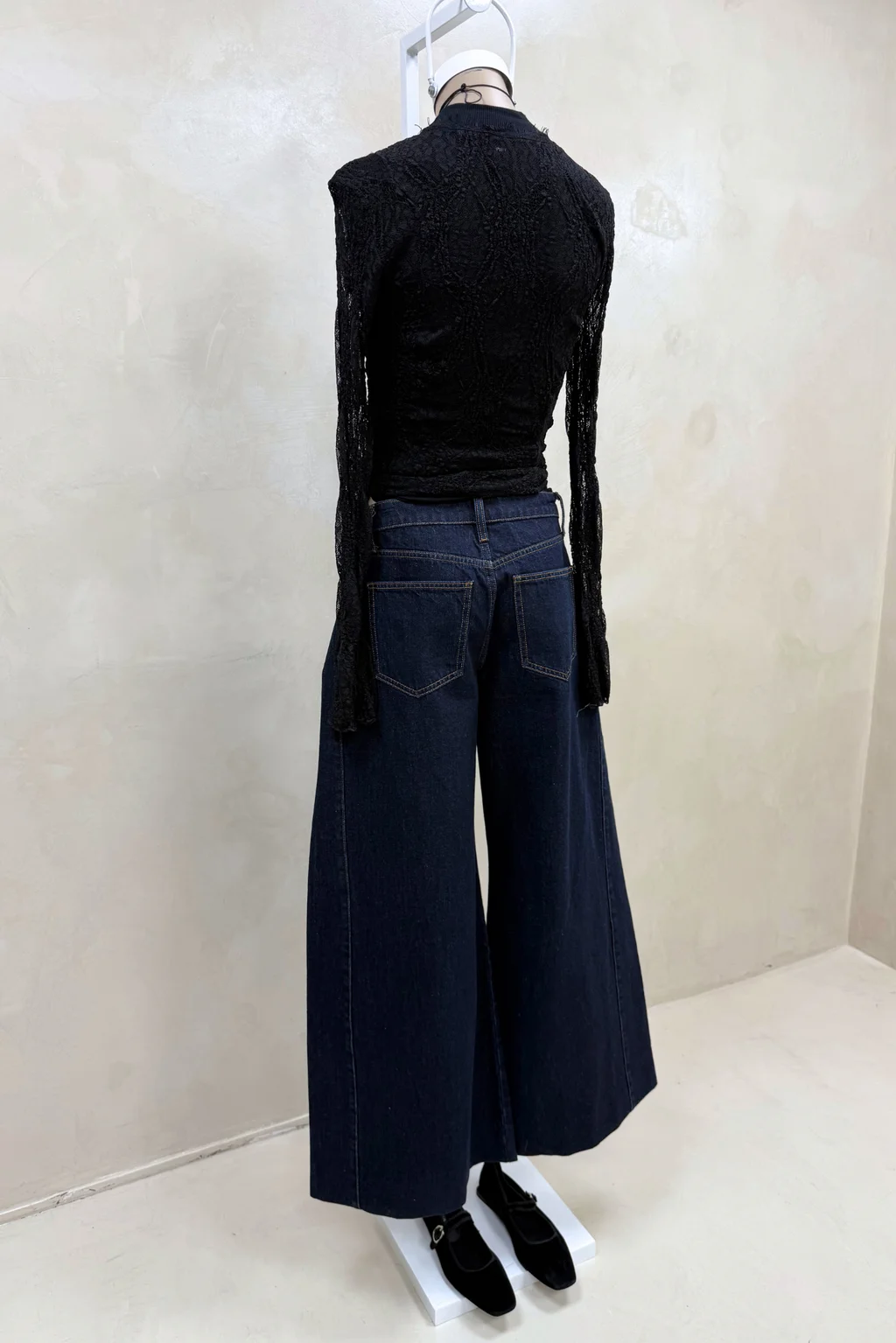 Jean Extra Wide Azul Pliegues - 4