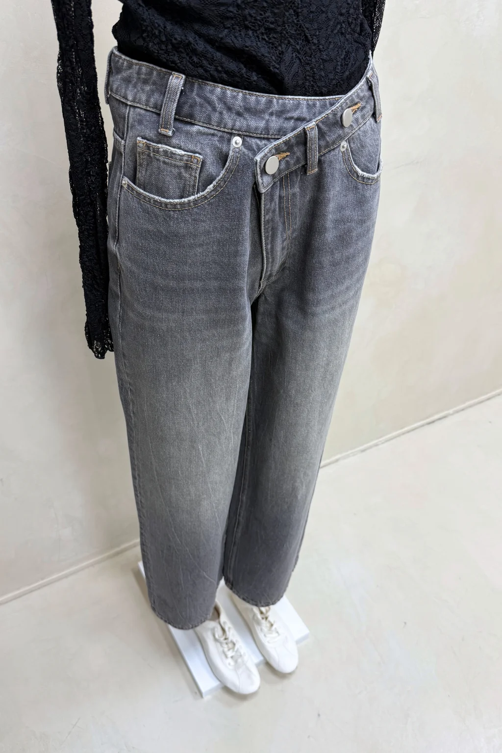 Jean Asimetrico Gris - 2