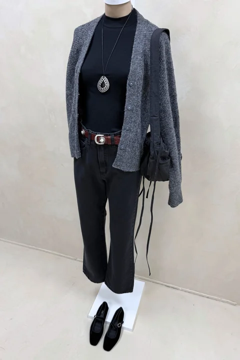 Jean Straight Full Black