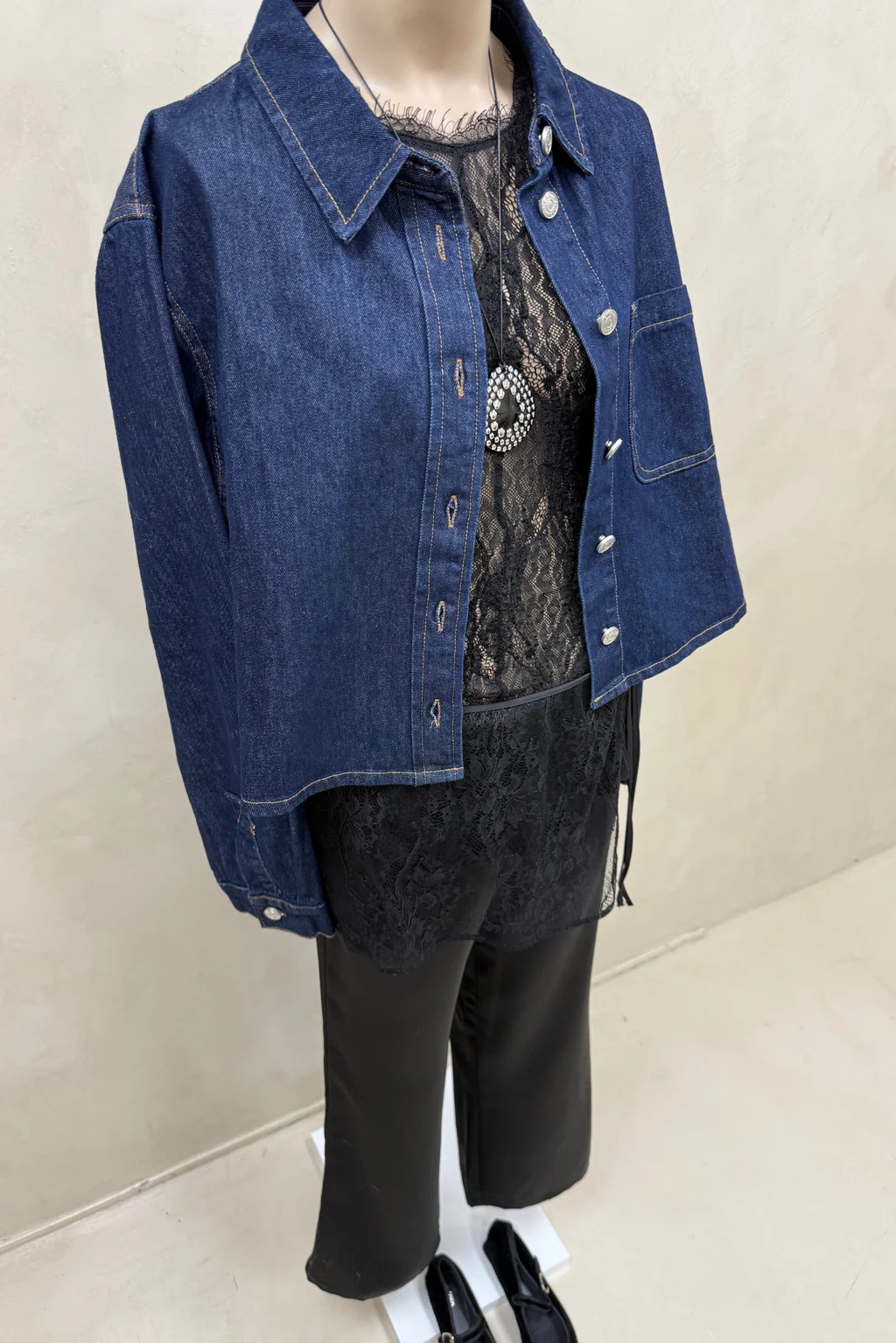 Camisa Denim Azul - 2