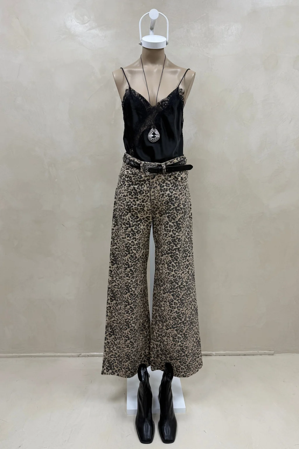 Jean Wide Leg Full Animal - 2