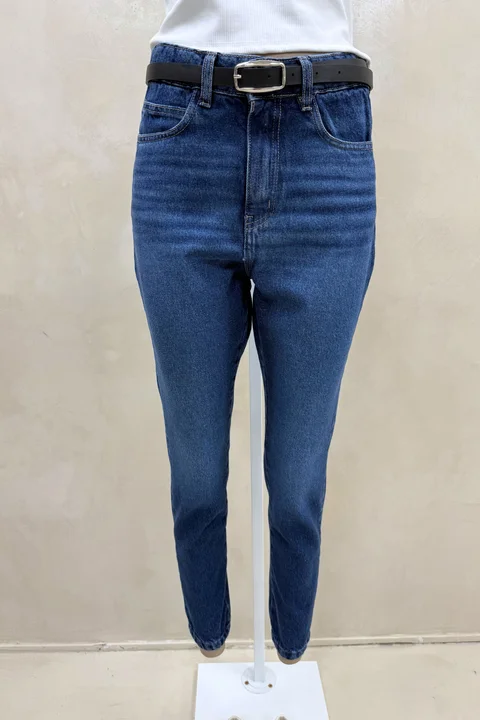 Jean Mom Azul Bigotes