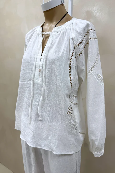 Blusa Lino Calada