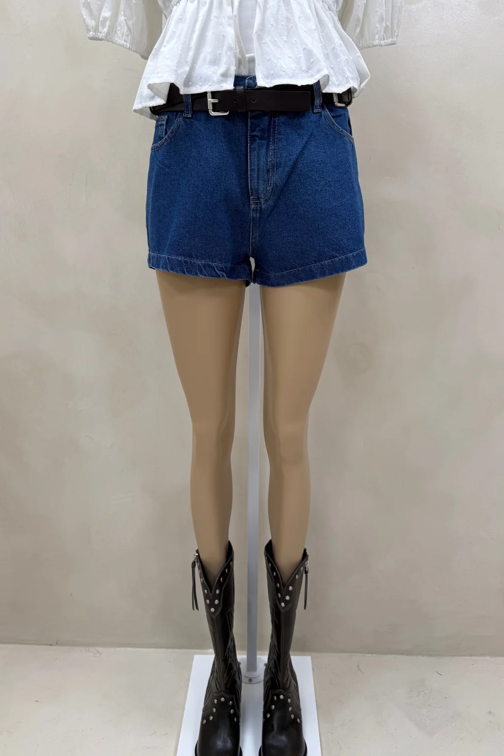 Short Tiro Bajo Azul - 3