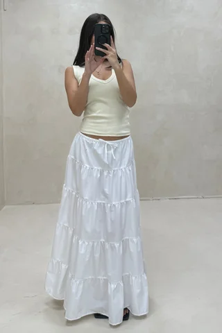 Falda Paisana Volados - Vista 1