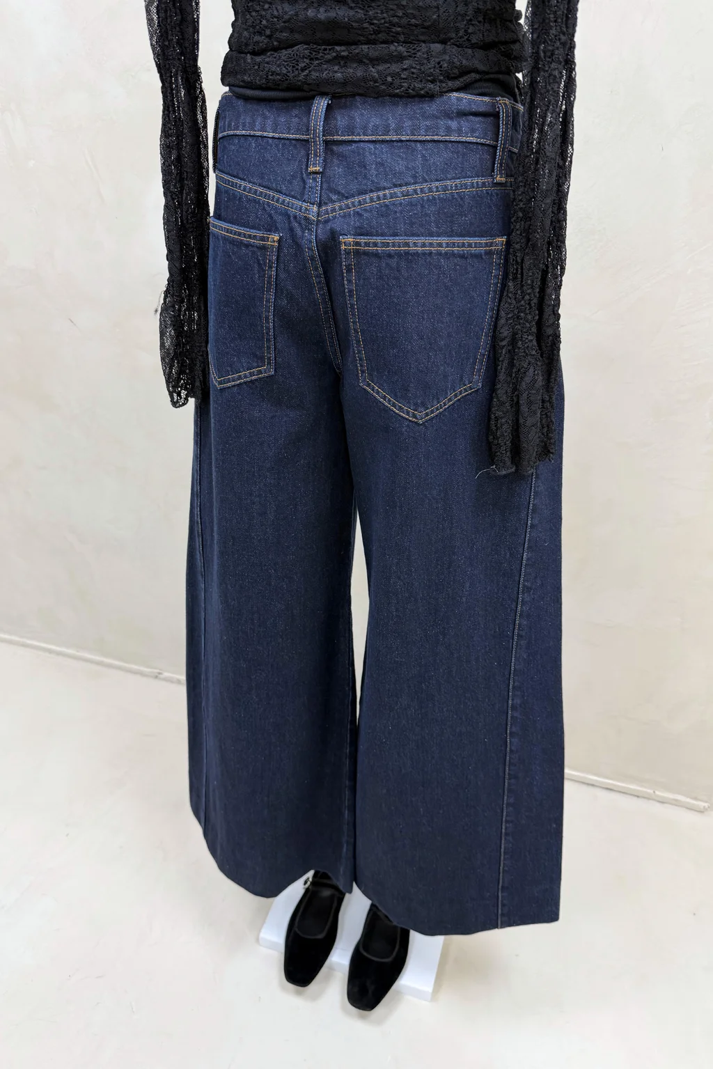 Jean Extra Wide Azul Pliegues - 3