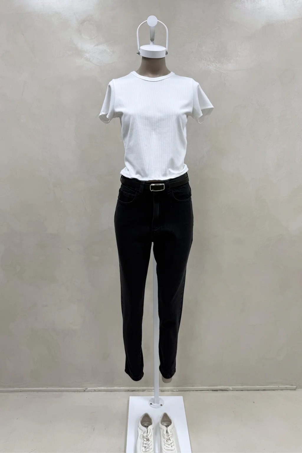 Jean Mom Black - 0