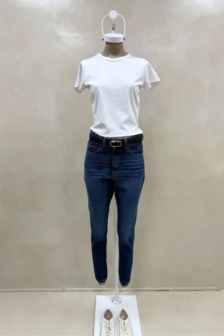 Jean Mom Azul Bigotes - Vista 1