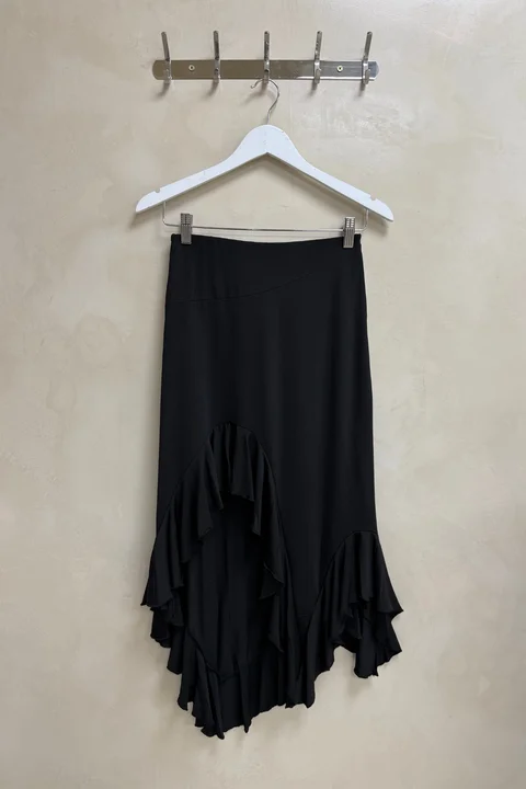 Falda Irregular Volados