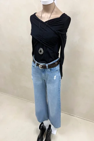 Top Tejido Off Shoulder Cruzado - Vista 1