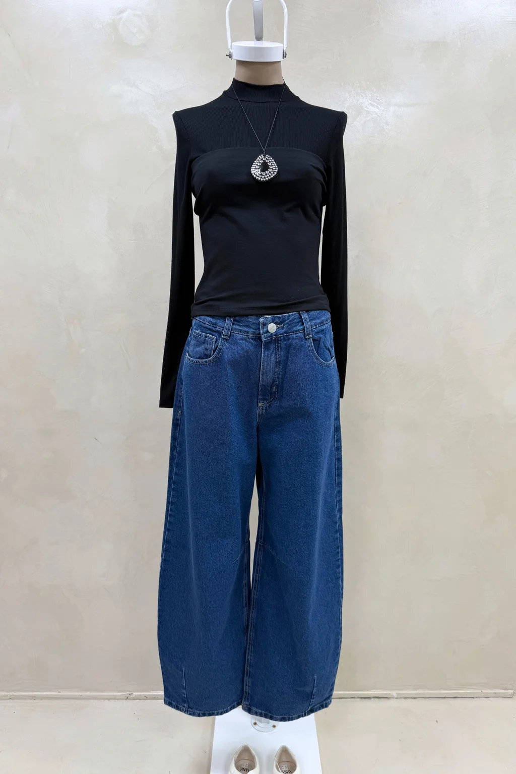 Jean Baggy Balloon Azul - 0