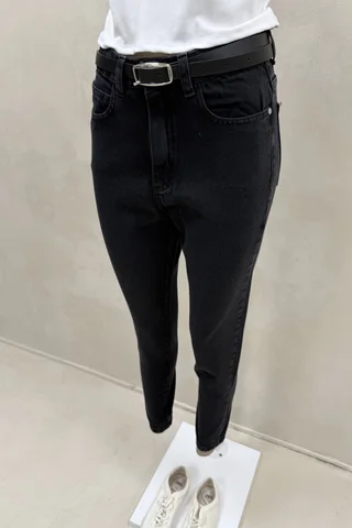 Jean Mom Black - Vista 3