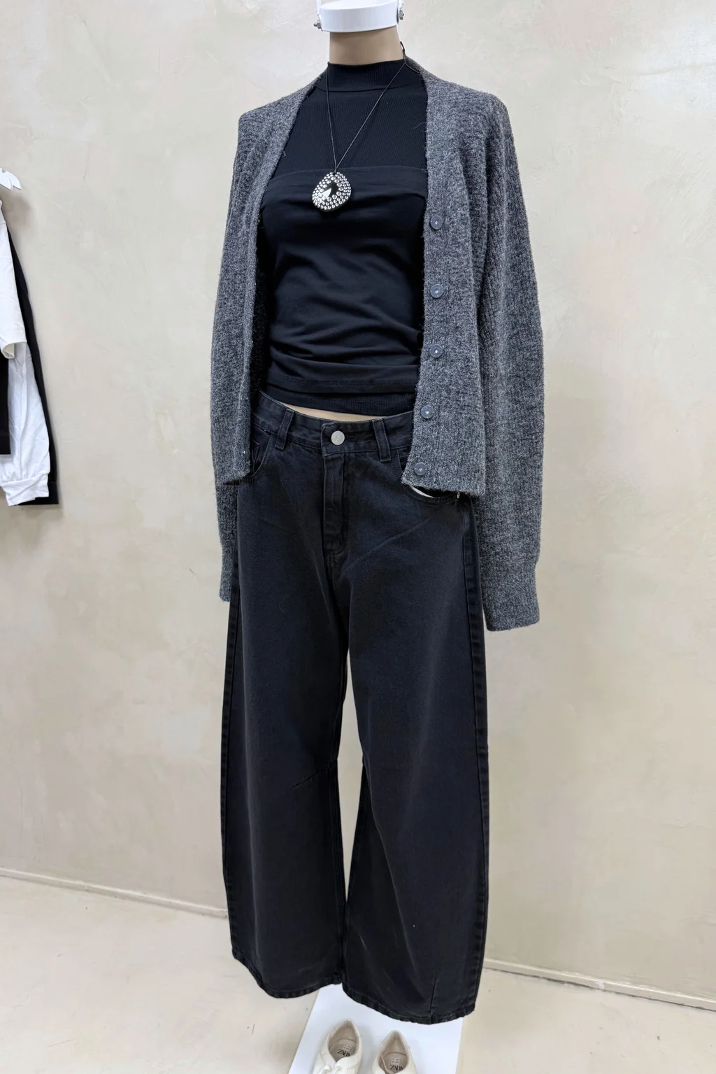 Jean Baggy Balloon Black - 0