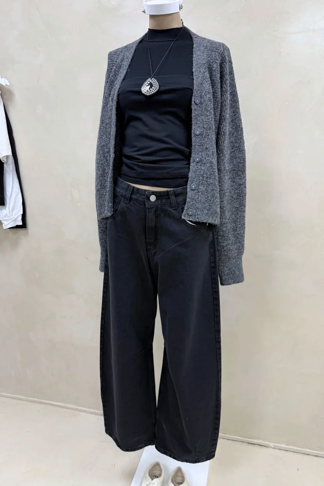 Jean Baggy Balloon Black