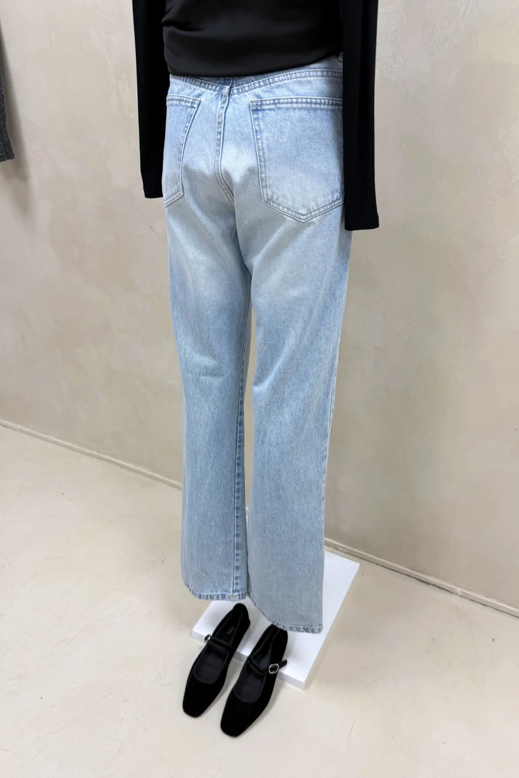 Jean Straight Full Celeste Bigotes - 4