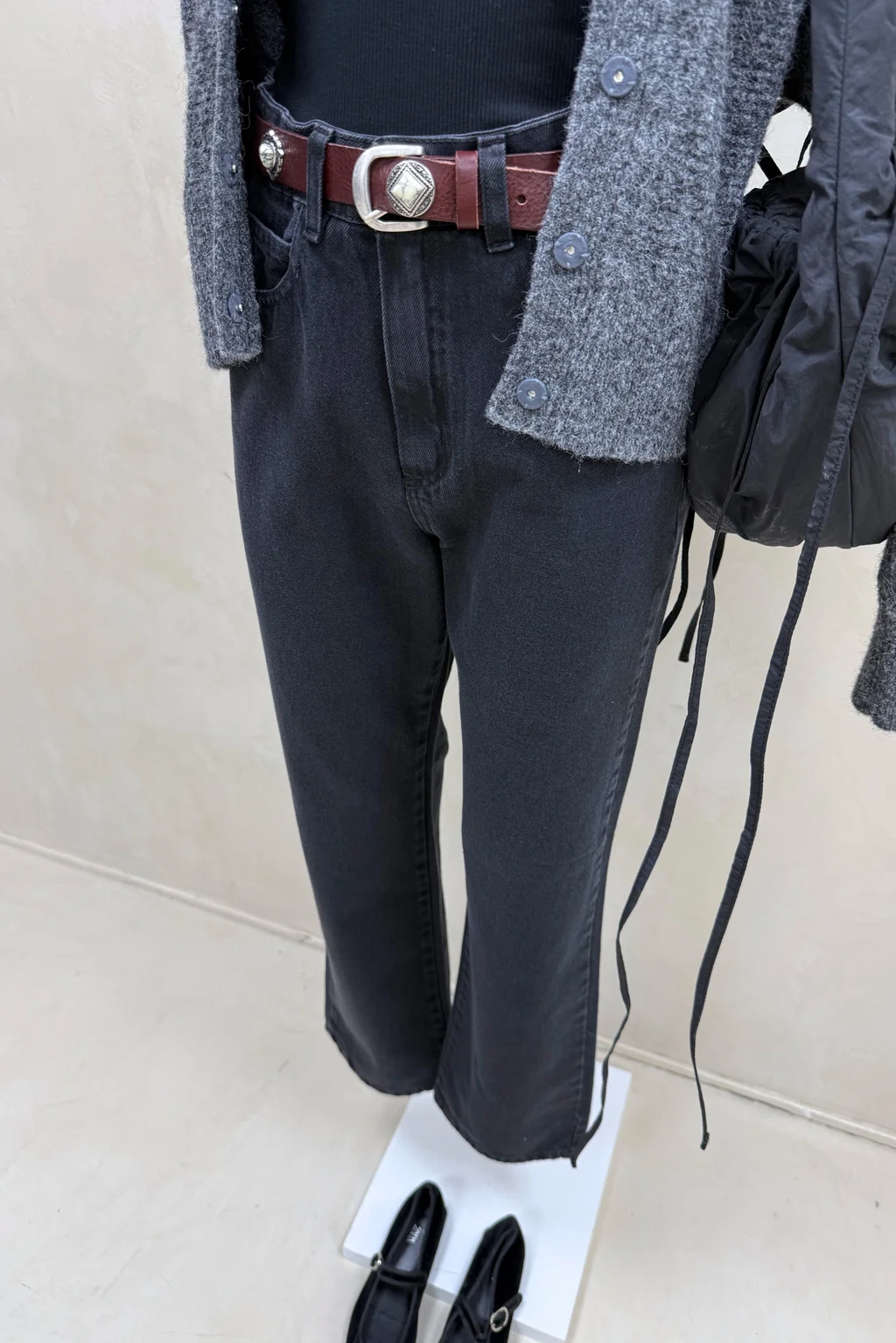 Jean Straight Full Black - 2