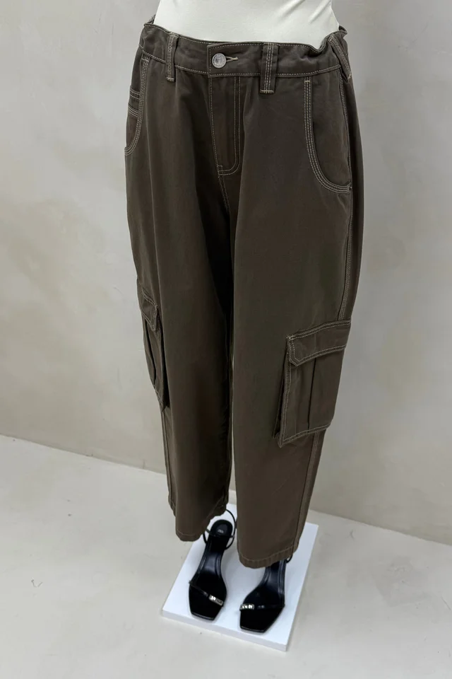 Pantalon Wide Cargo