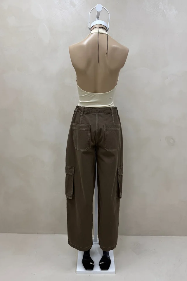 Pantalon Wide Cargo
