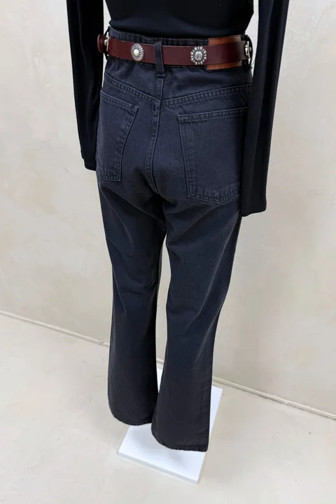 Jean Straight Full Black