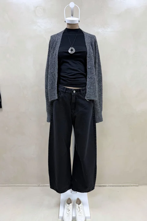 Jean Baggy Balloon Black