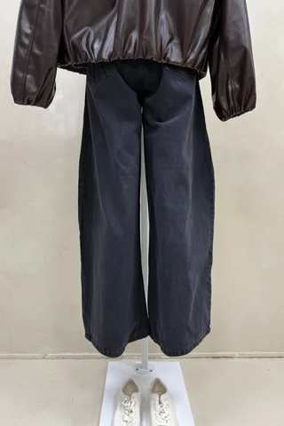 Jean Extra Wide Black - Vista 4