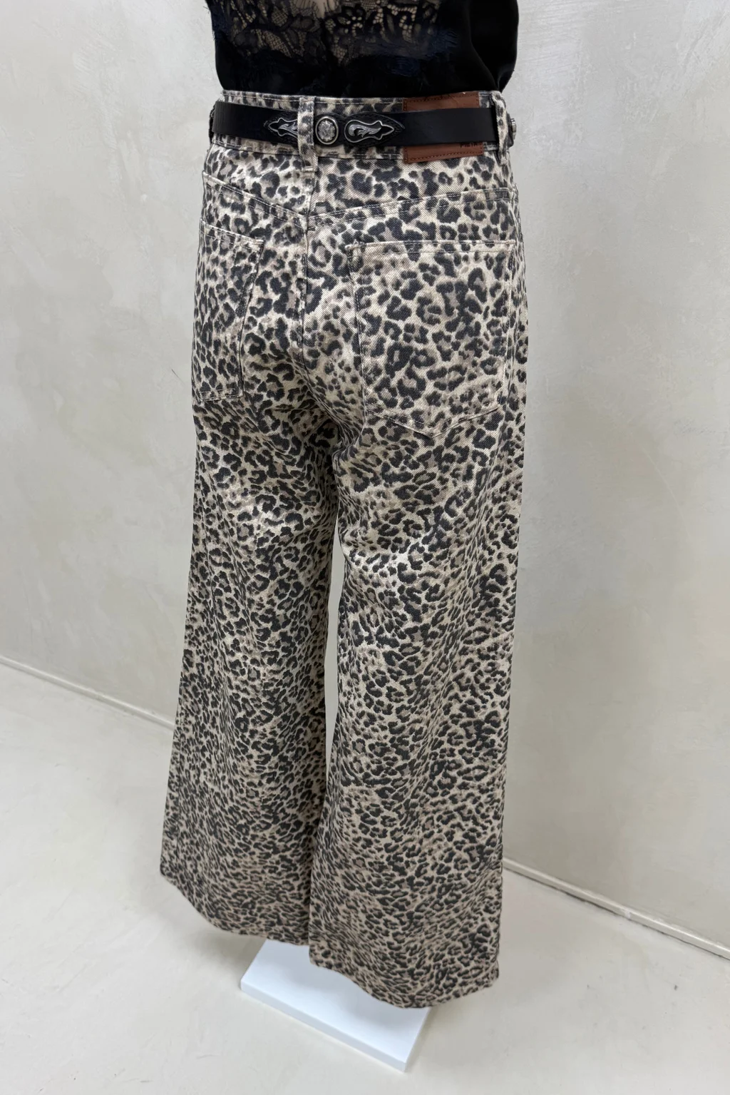 Jean Wide Leg Full Animal - 5