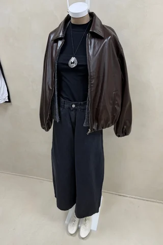 Jean Extra Wide Black - Vista 2