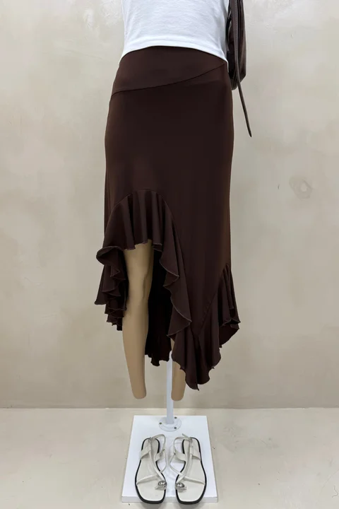 Falda Irregular Volados