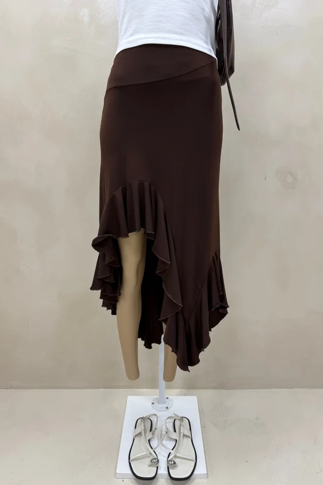 Falda Irregular Volados