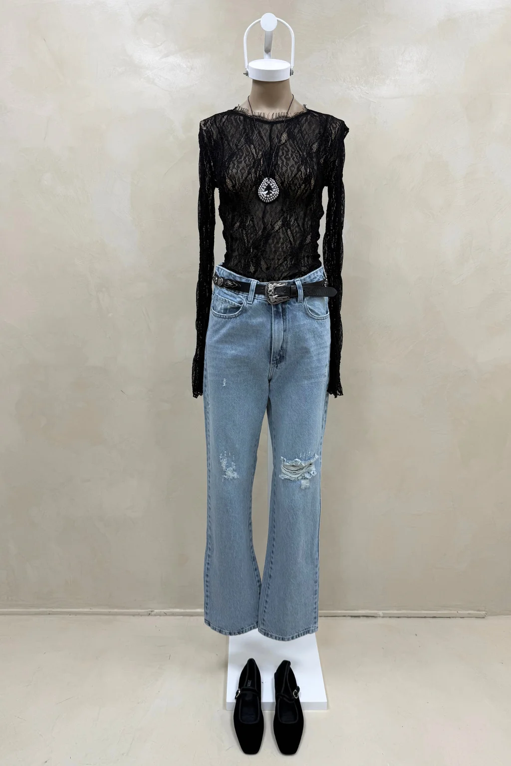 Jean Straight Full Mel - 0