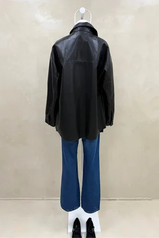 Jean Straight Full Tajo Olivia - Vista 4