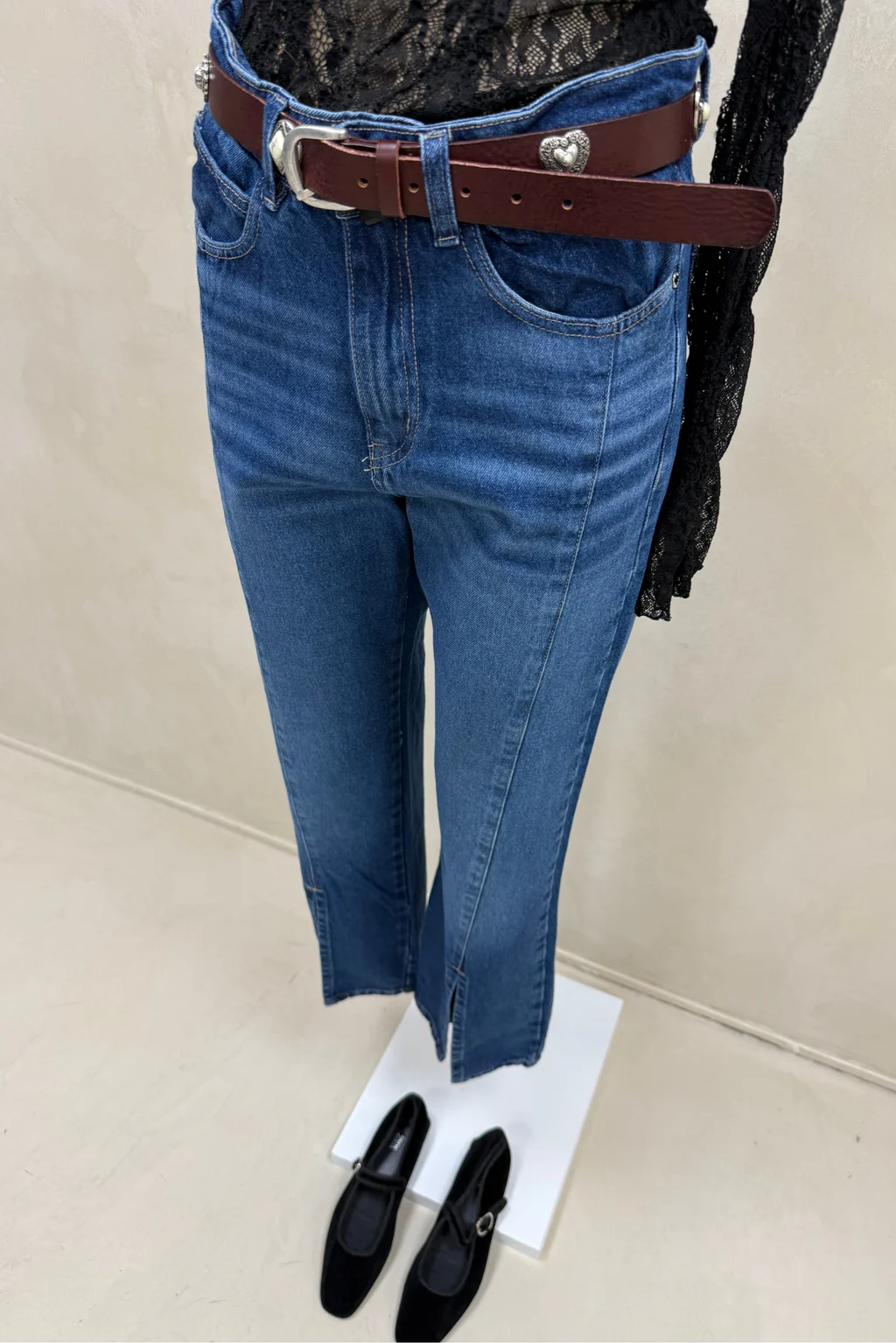 Jean Straight Full Tajo Olivia - 2