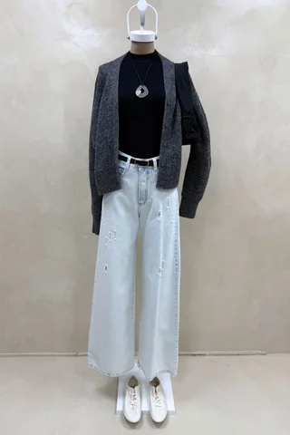 Jean Wide Leg Full Amelia - Vista 1