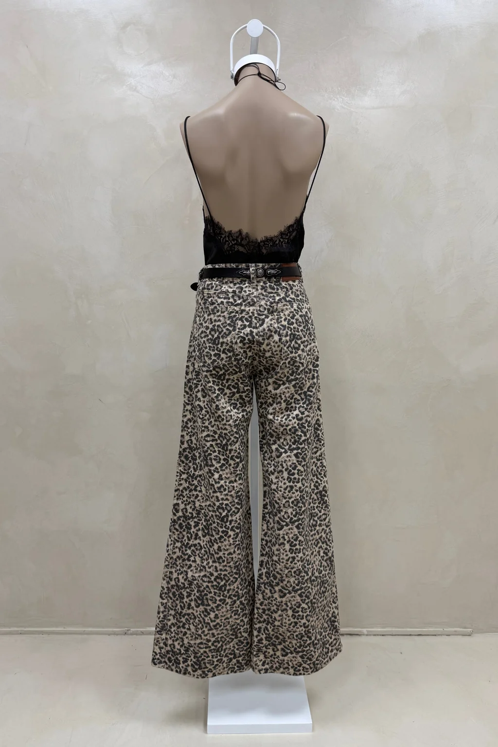 Jean Wide Leg Full Animal - 4