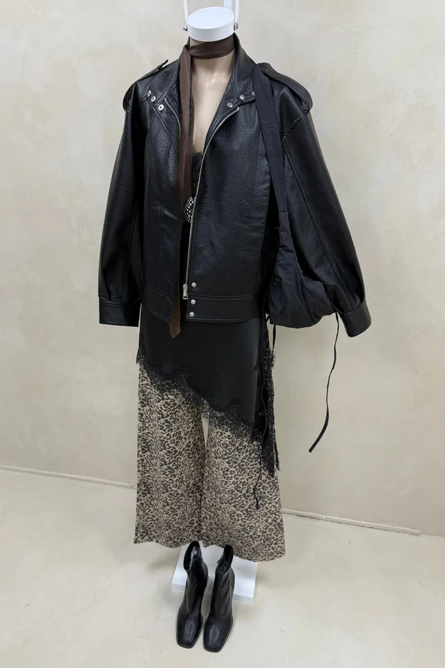 Jean Wide Leg Full Animal