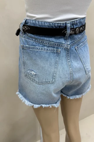 Short Celeste Roturas - Vista 4