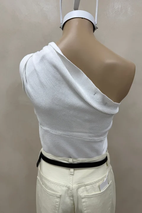 Top Tejido One Shoulder
