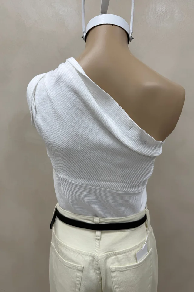 Top Tejido One Shoulder