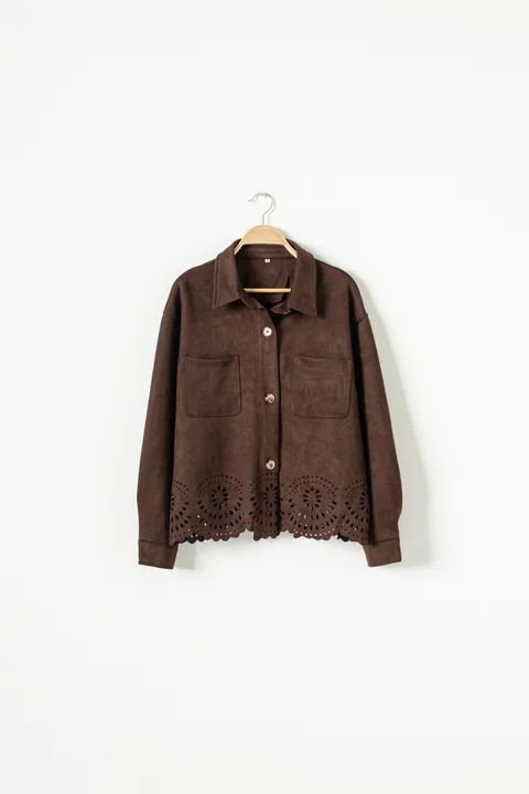 Camisaco de suede W11