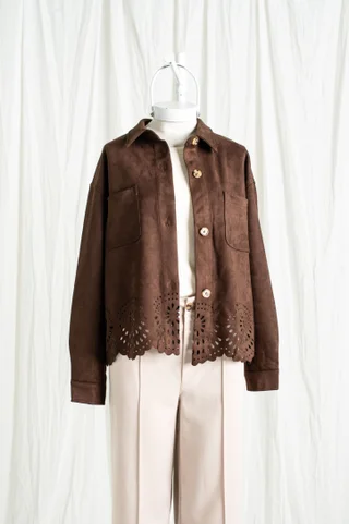 Camisaco de suede W11 - Vista 1
