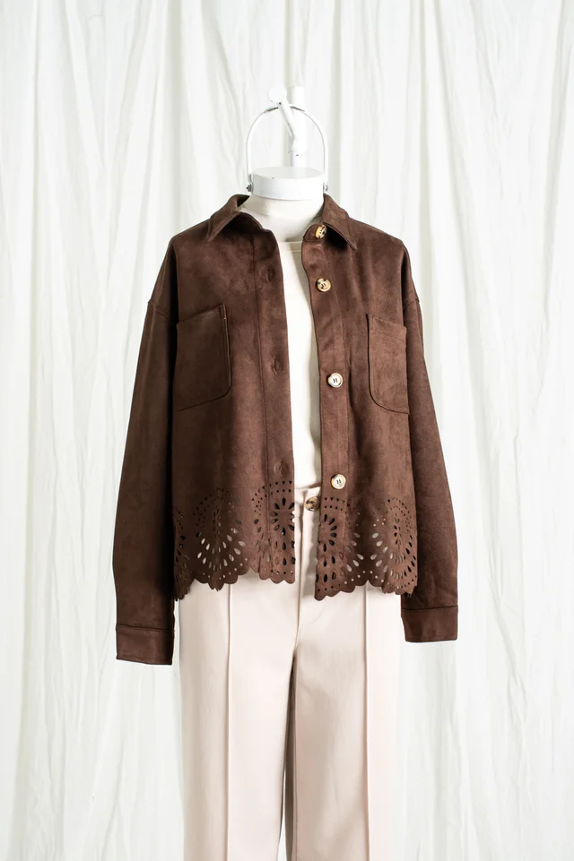 Camisaco de suede W11