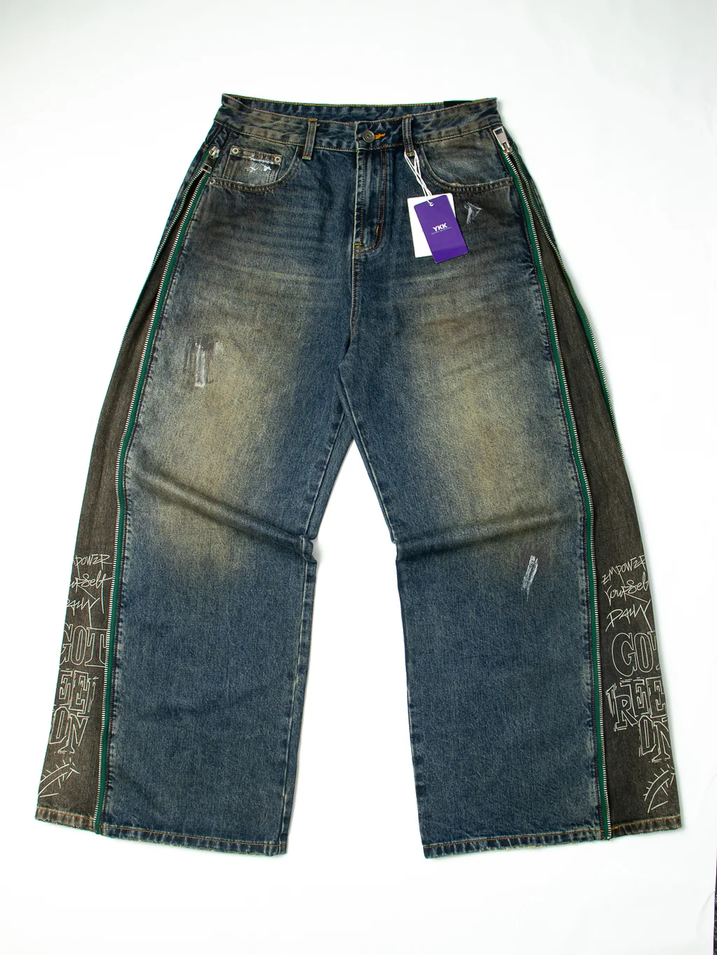 MY518-1 JEANS CON CIERRE  OXIDO 