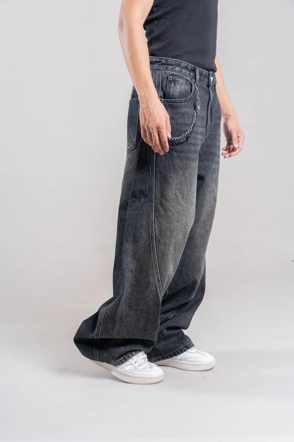 L20743L - WIDE LEG  CON PINZA