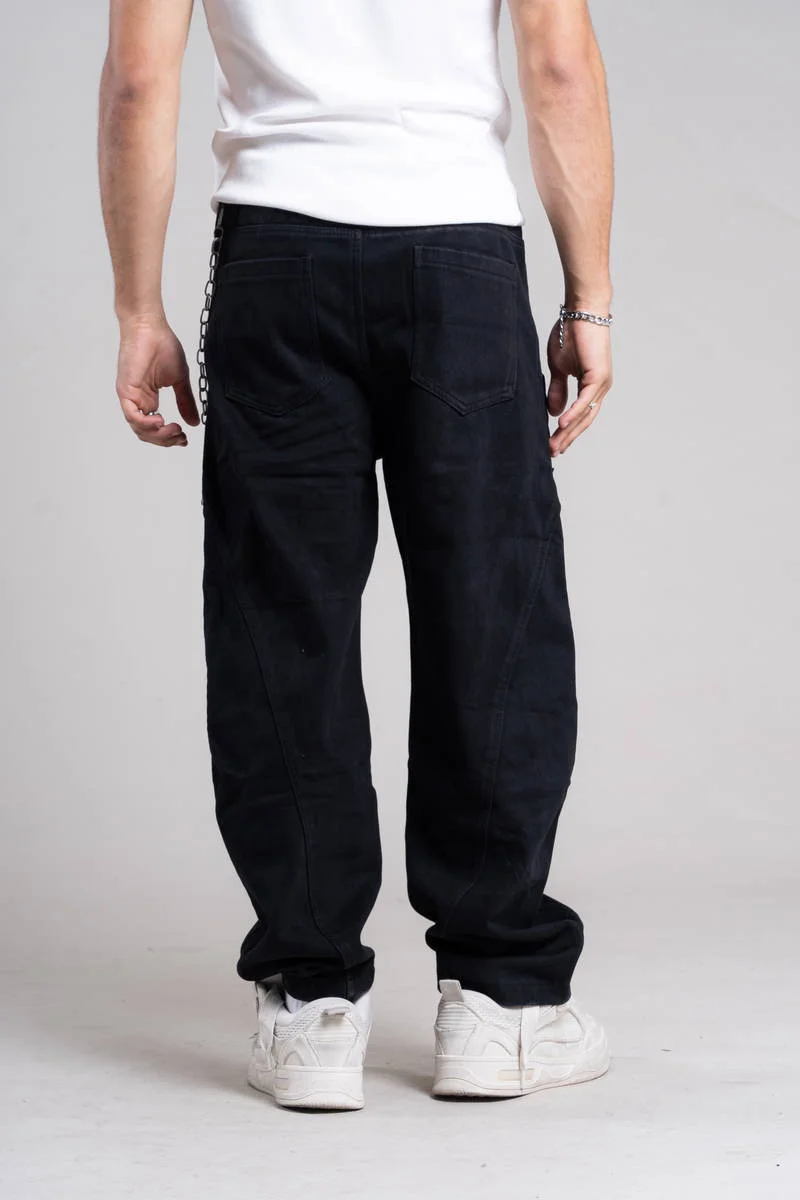 Y40283R -  BAGGY CON DOS BOLSILLOS DELANTERO