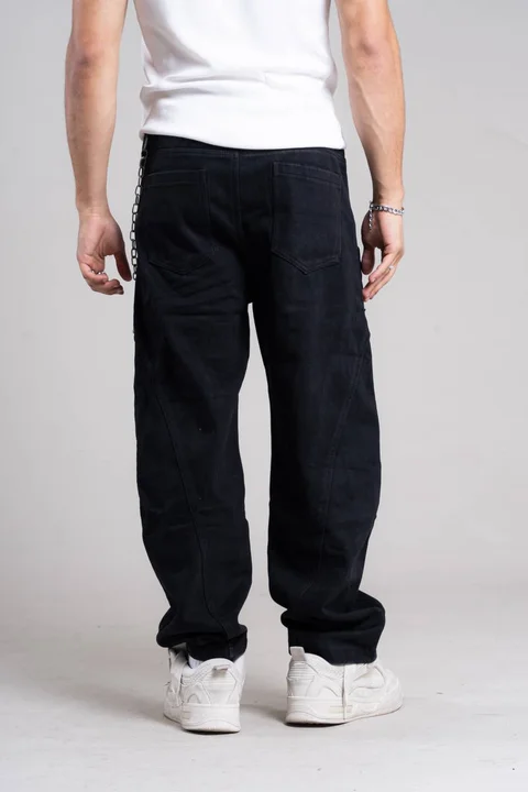 Y40283R -  BAGGY CON DOS BOLSILLOS DELANTERO