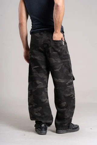 8092-G    BAGGY CAMUFLADO VERDE CARGO  - Vista 1
