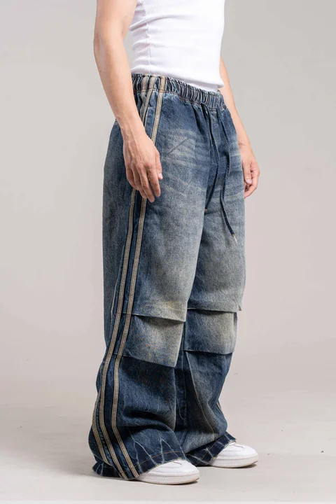 0063 Jeans Baggy con pinzas 