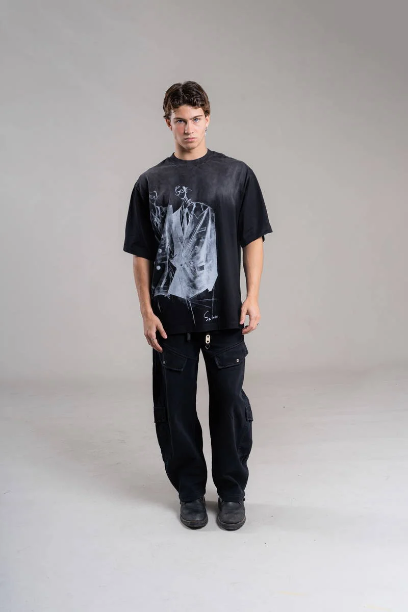 XZRN-34 REMERA IMPORTADO BLACK